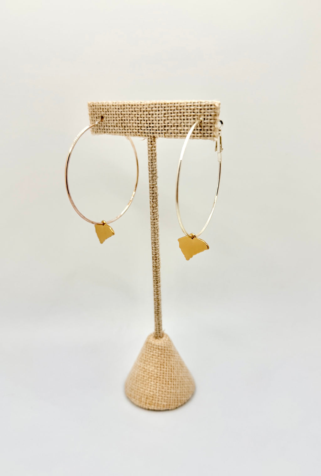Carolina Keepsake Hoops | South Carolina Earrings