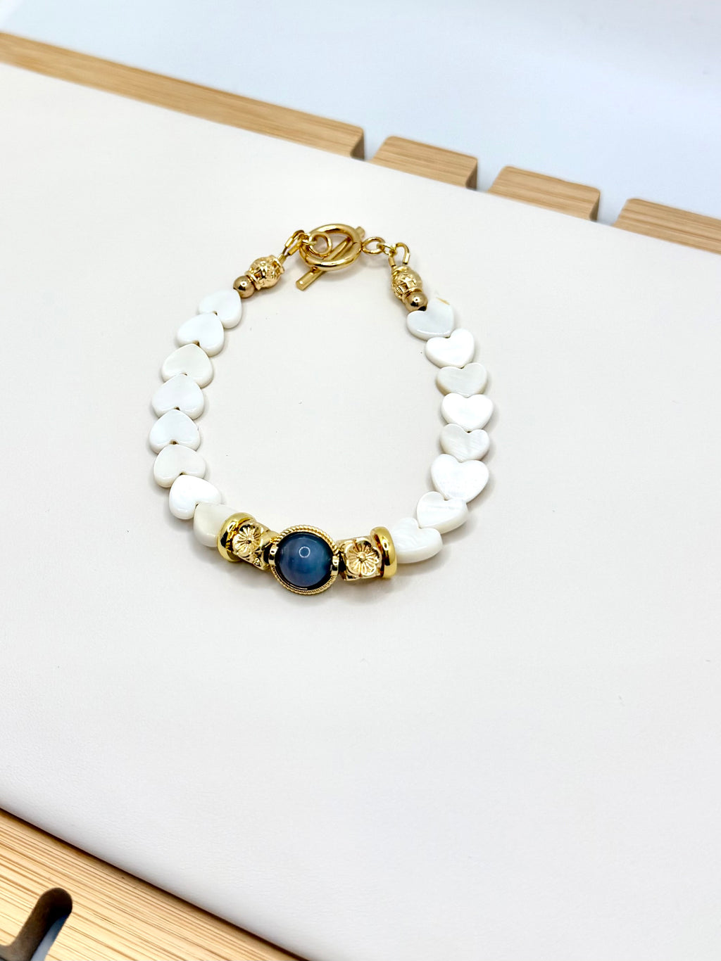 Mother-of-Pearl Heart Bracelet | A. Halliday & Co.