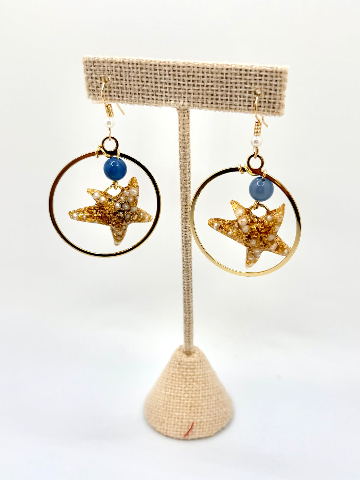 The Tides End Starfish Hoops | A. Halliday & Co.