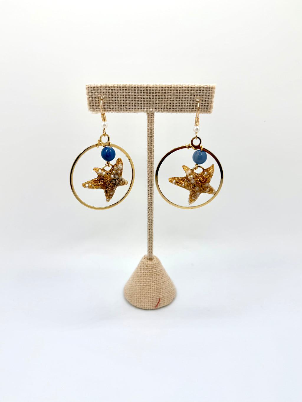 The Tides End Starfish Hoops | A. Halliday & Co.