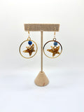 The Tides End Starfish Hoops | A. Halliday & Co.