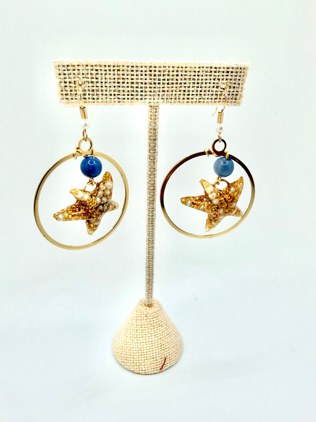 The Tides End Starfish Hoops | A. Halliday & Co.