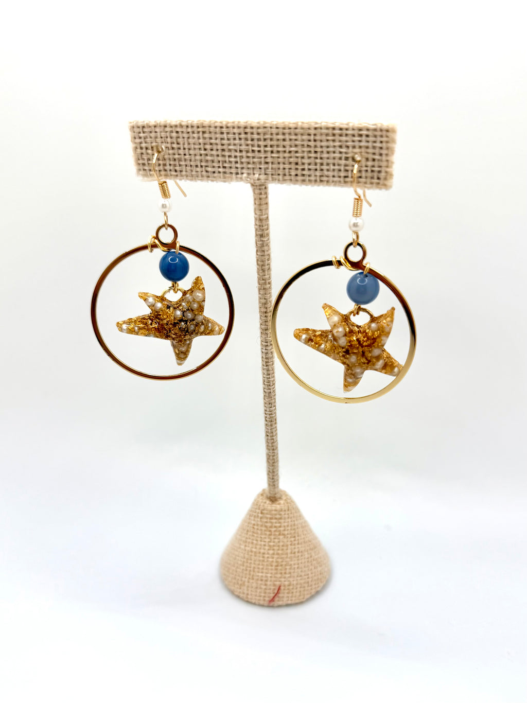 The Tides End Starfish Hoops | A. Halliday & Co.