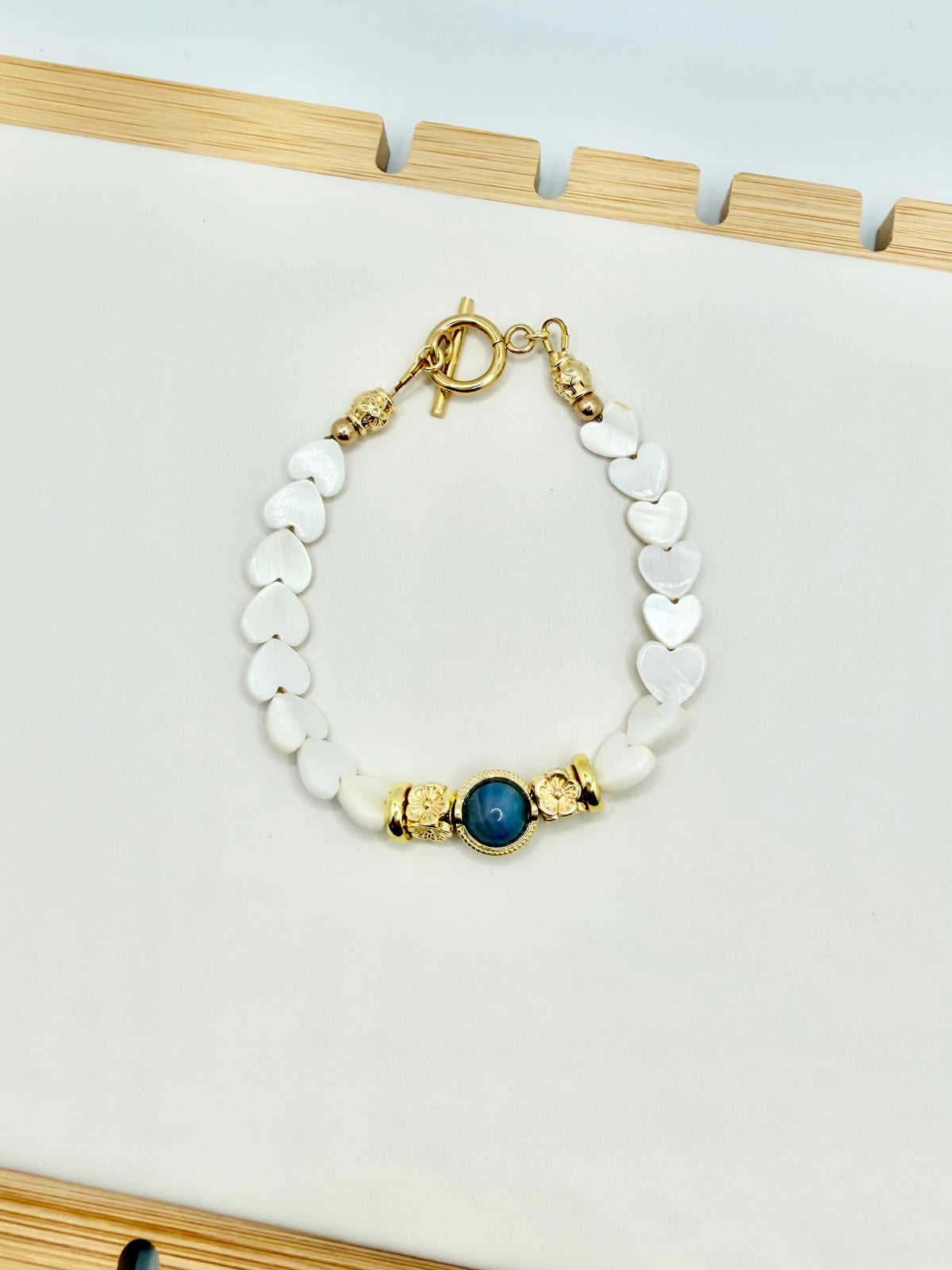 Mother-of-Pearl Heart Bracelet | A. Halliday & Co.
