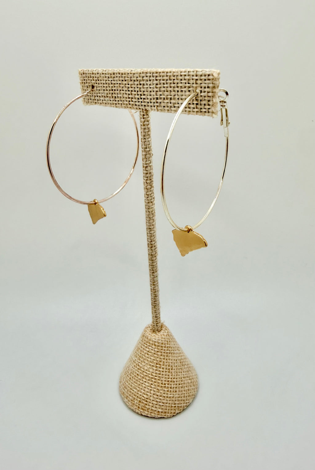 Carolina Keepsake Hoops | South Carolina Earrings