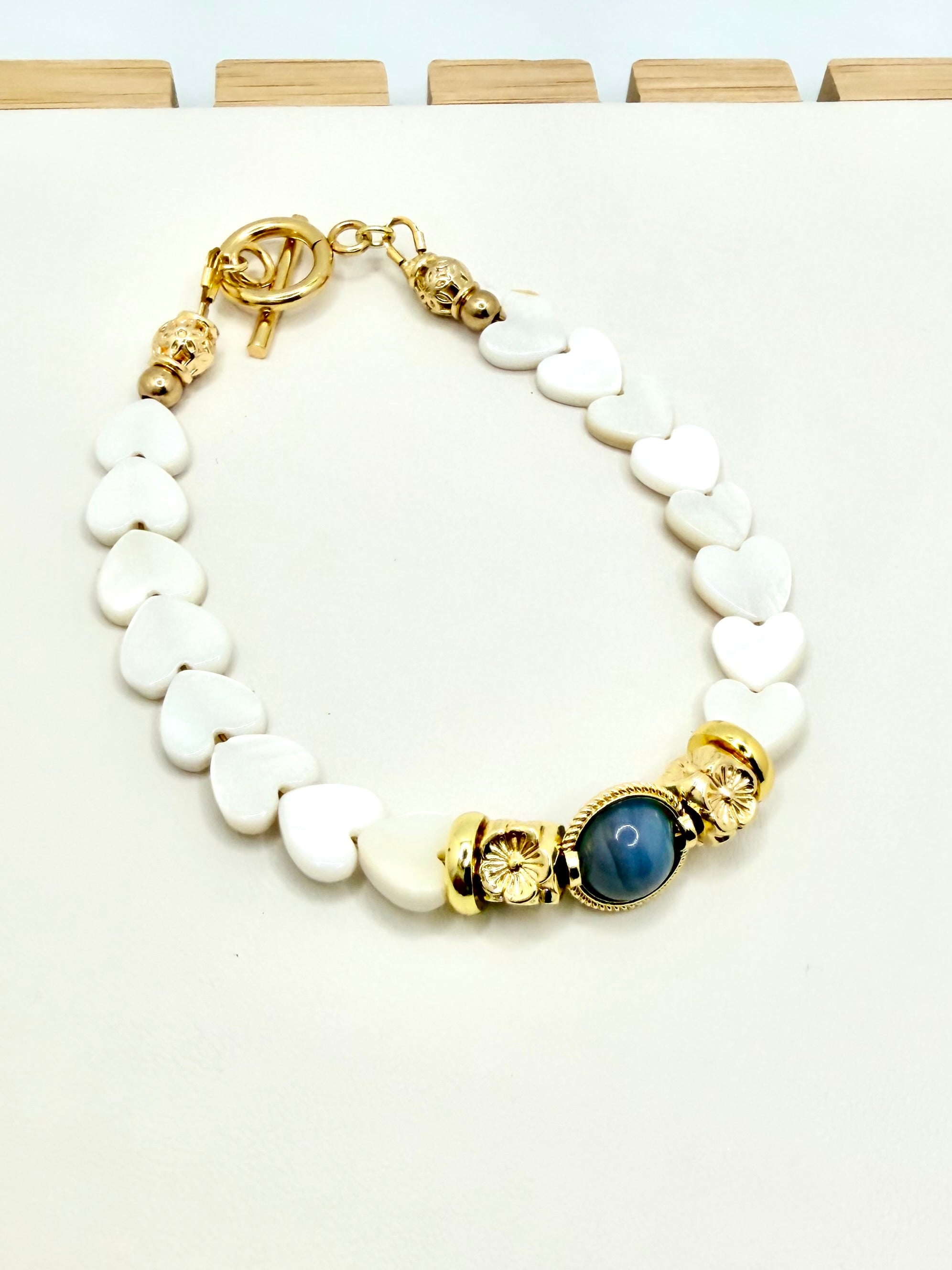Mother-of-Pearl Heart Bracelet | A. Halliday & Co.