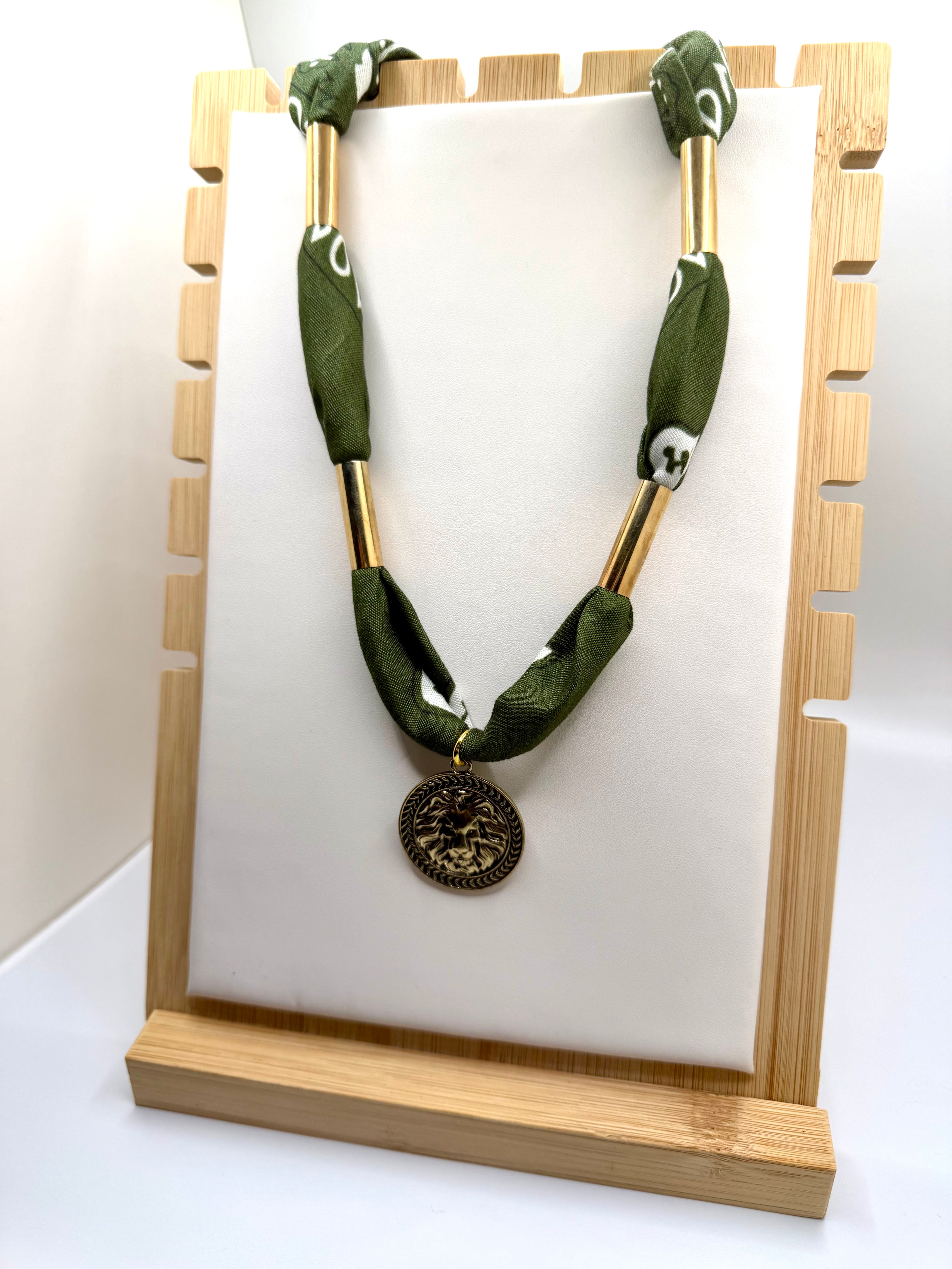 Olive Bandannie Wrap Necklace