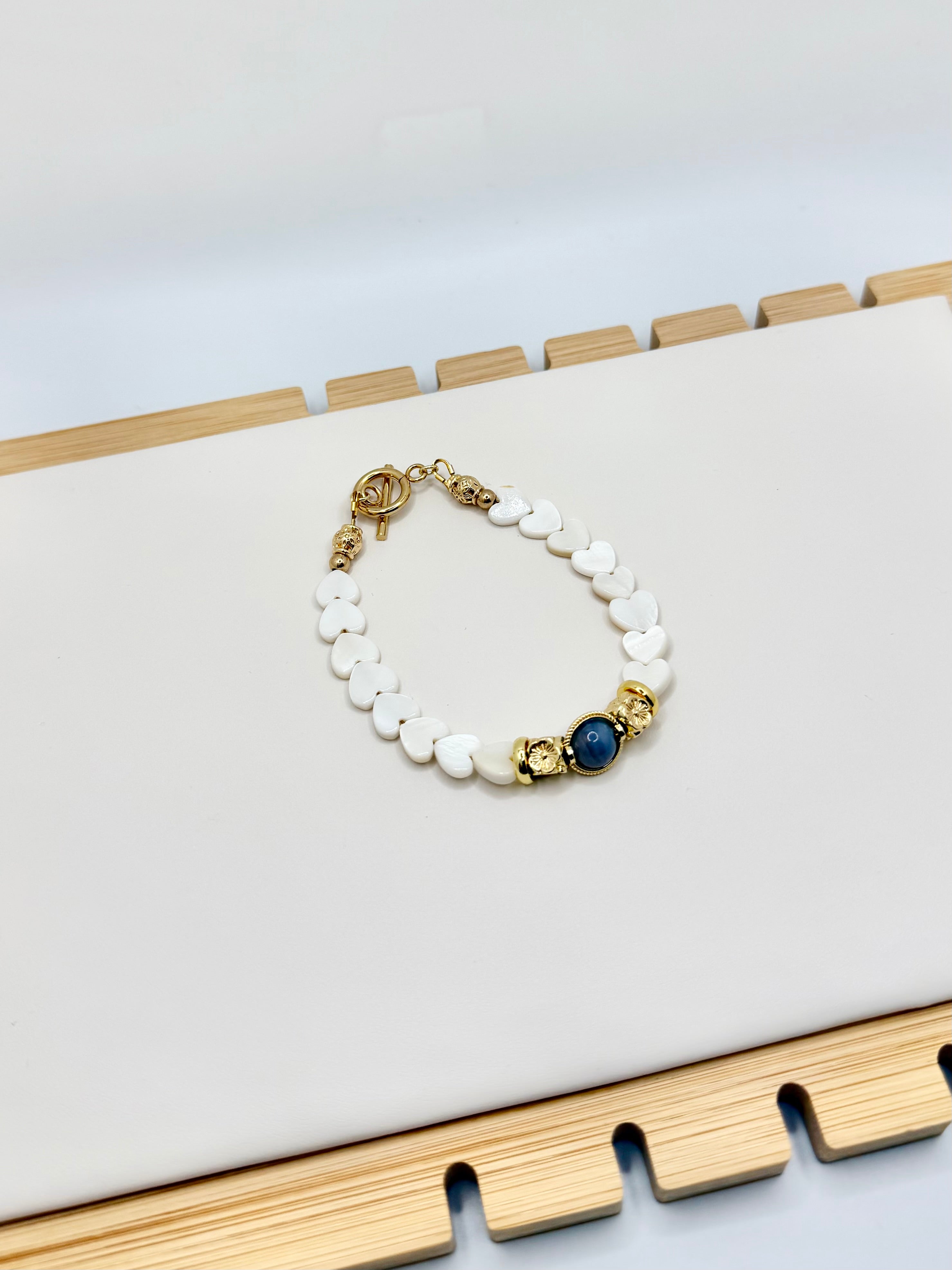 Mother-of-Pearl Heart Bracelet | A. Halliday & Co.