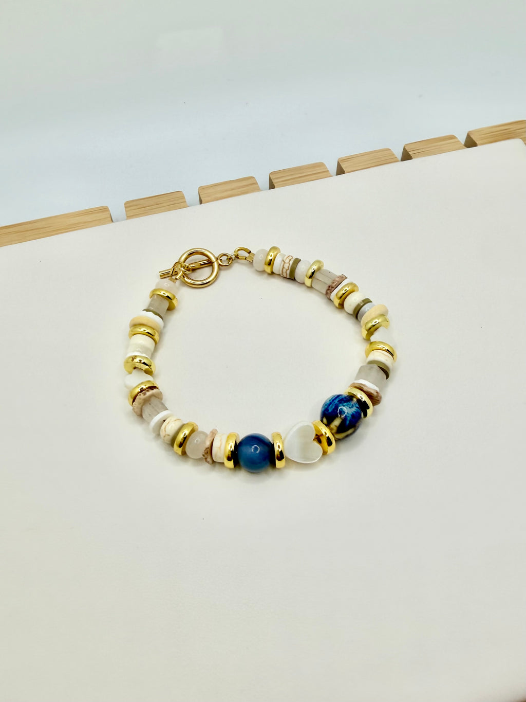 Seabrook Heart Beaded Bracelet | A. Halliday & Co.