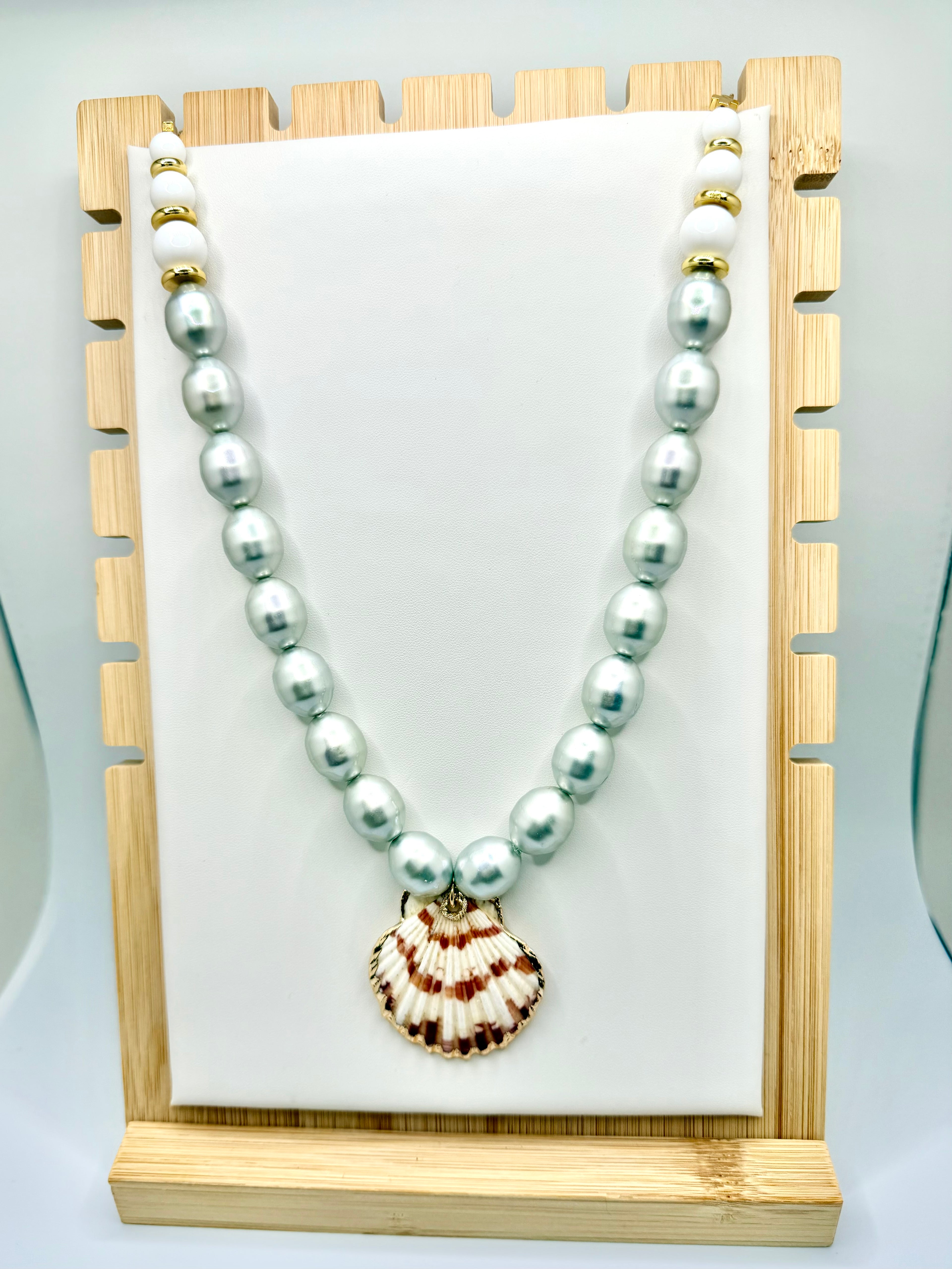 Bordeaux Tidal Pearl Necklace | A. Halliday & Co.