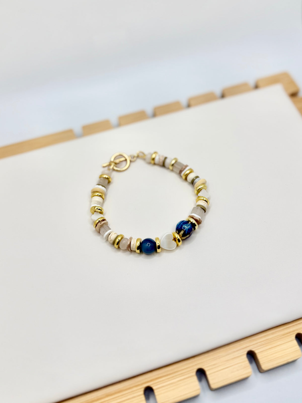 Seabrook Heart Beaded Bracelet | A. Halliday & Co.