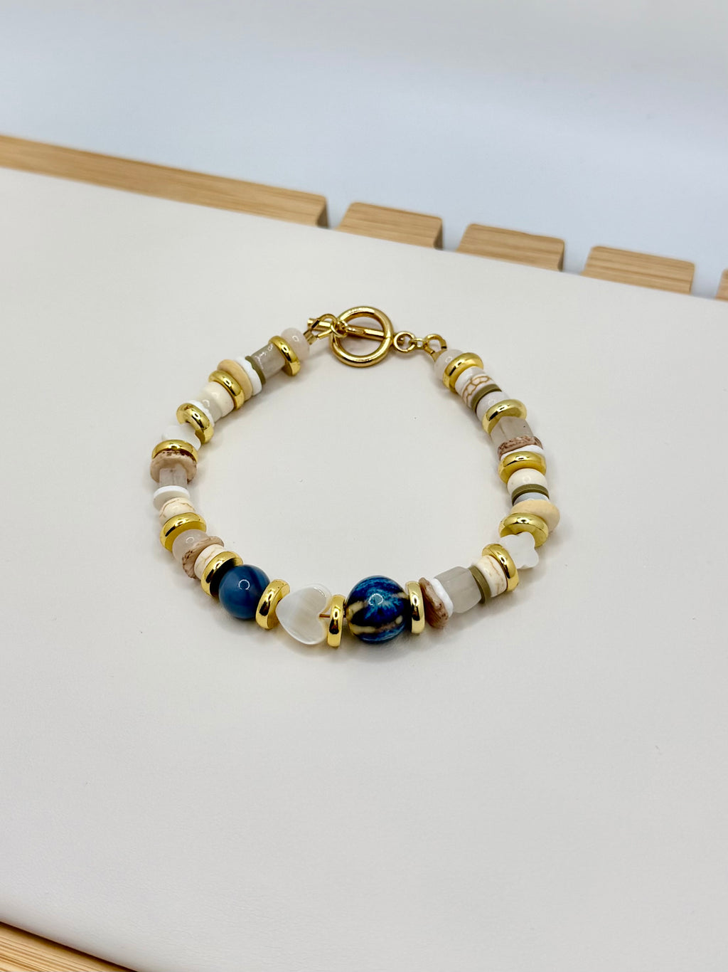 Seabrook Heart Beaded Bracelet | A. Halliday & Co.