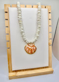 Golden Tide Scallop Necklace