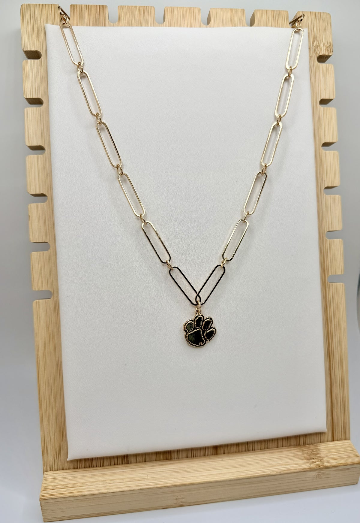 Death Valley Paw Chain Necklace | Clemson Jewelry