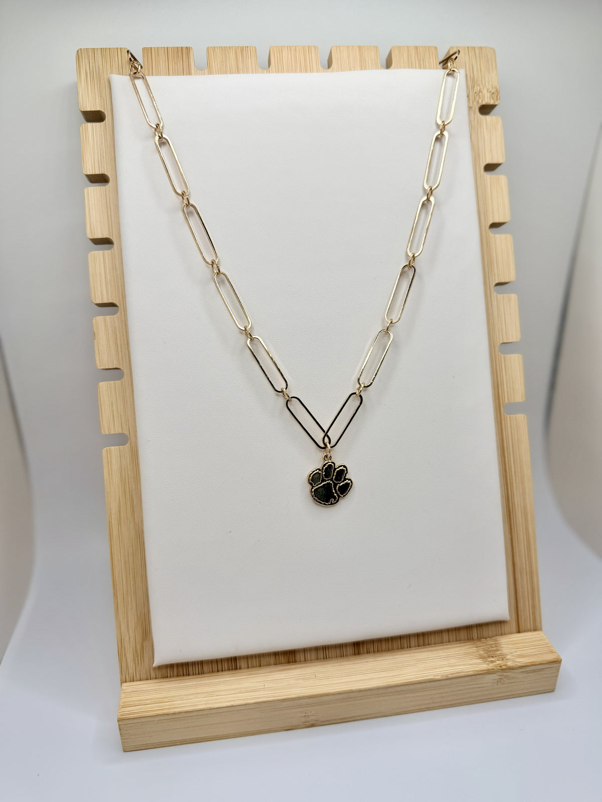 Death Valley Paw Chain Necklace | Clemson Jewelry