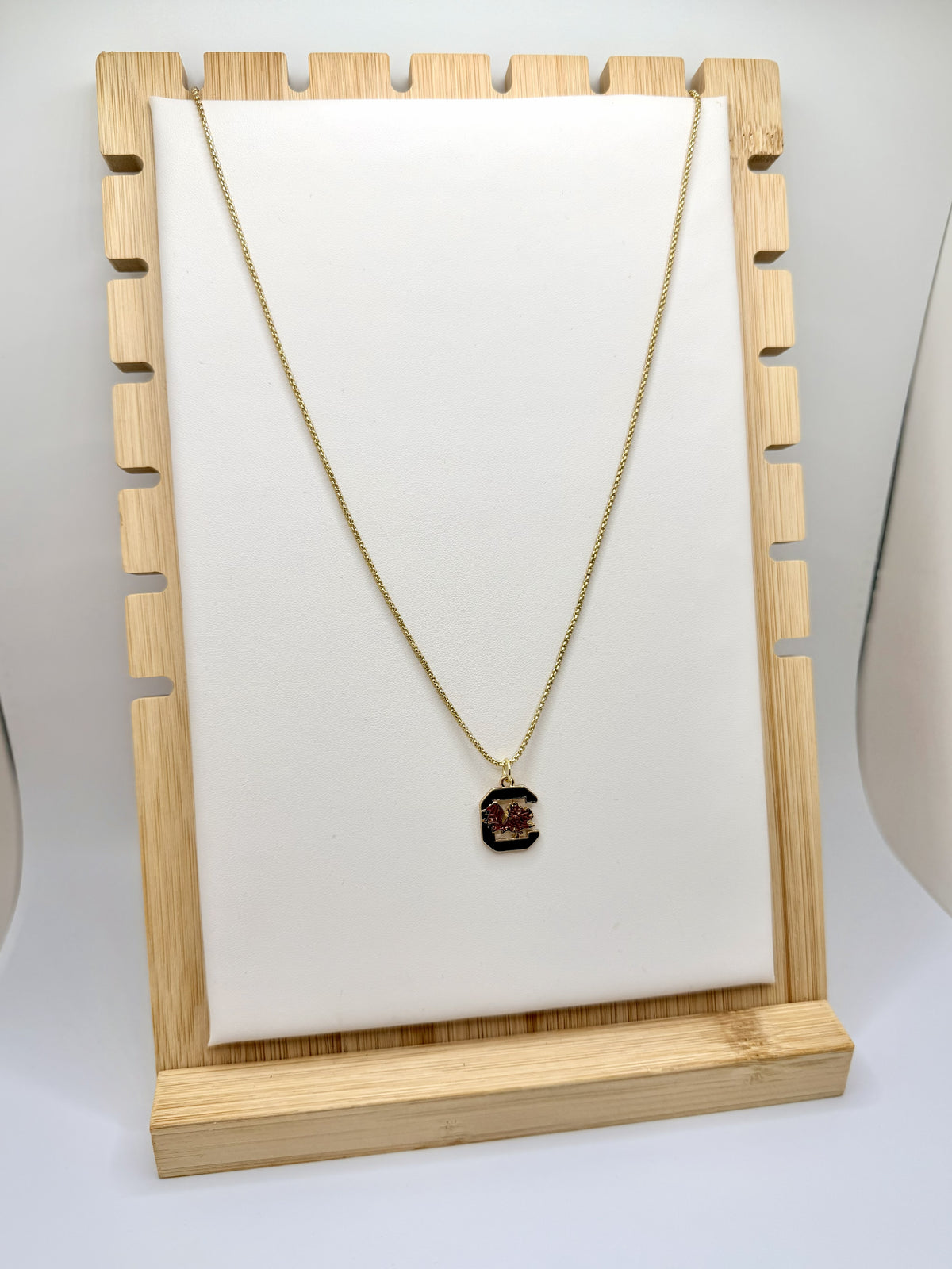 Carolina Classic Gamecock Pendant Necklace | A. Halliday & Co.