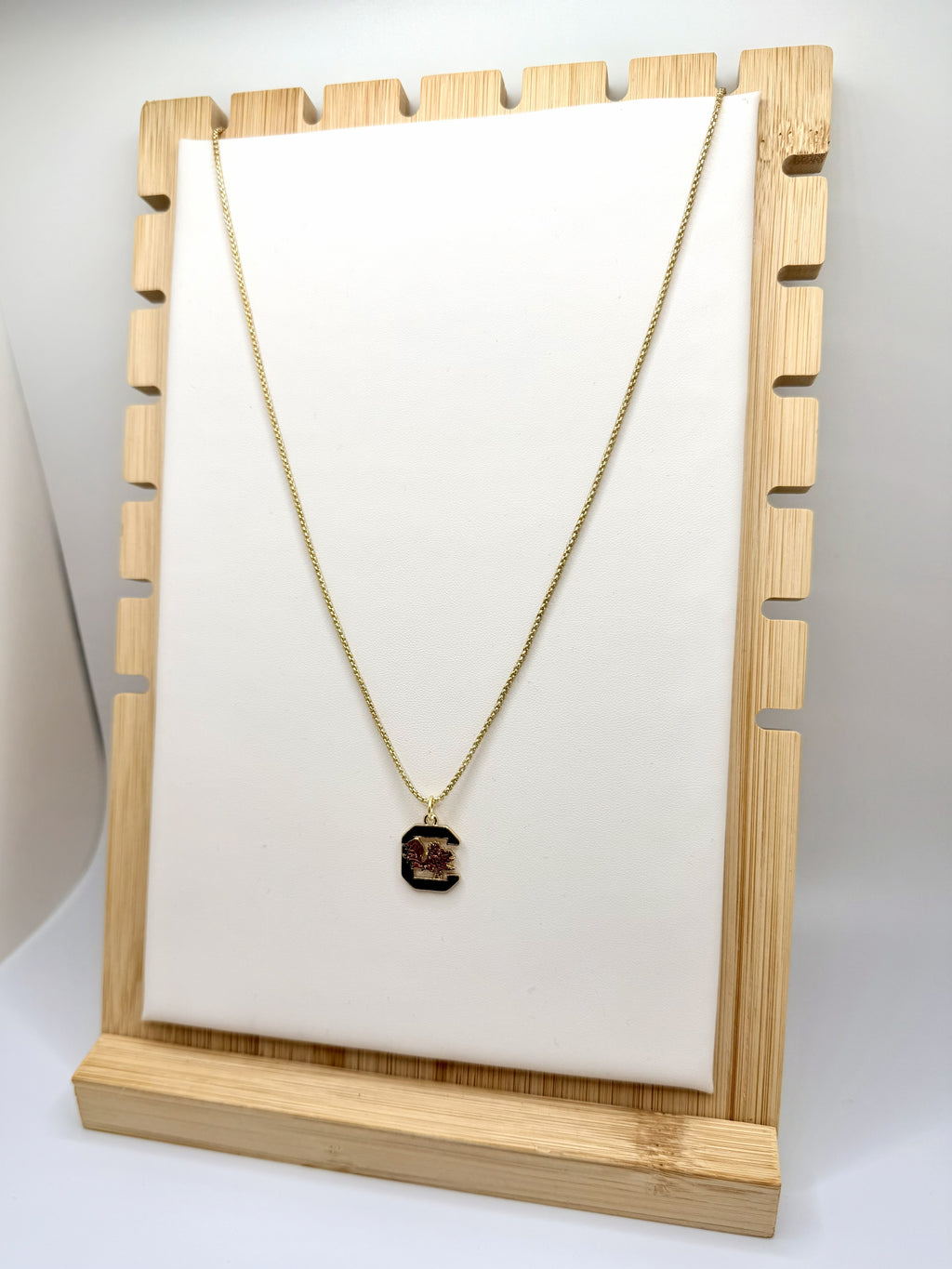 Carolina Classic Gamecock Pendant Necklace | A. Halliday & Co.