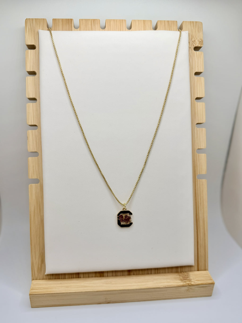 Carolina Classic Gamecock Pendant Necklace | A. Halliday & Co.