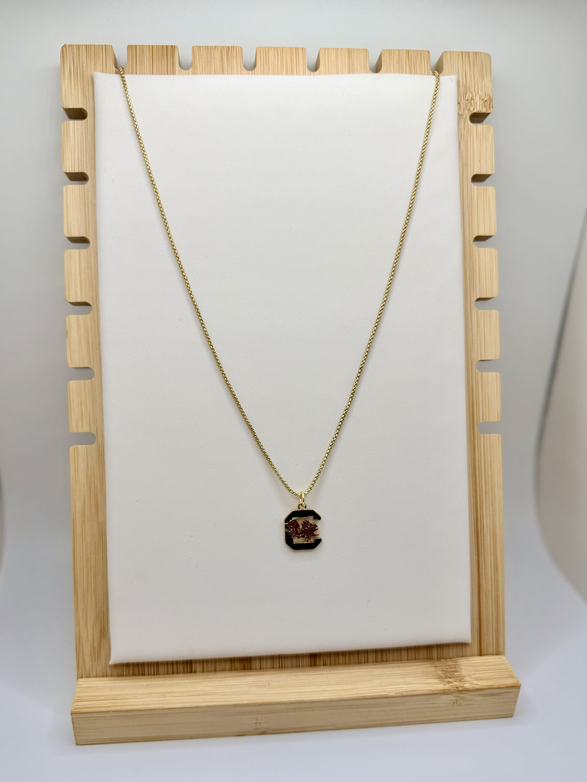 Carolina Classic Gamecock Pendant Necklace | A. Halliday & Co.