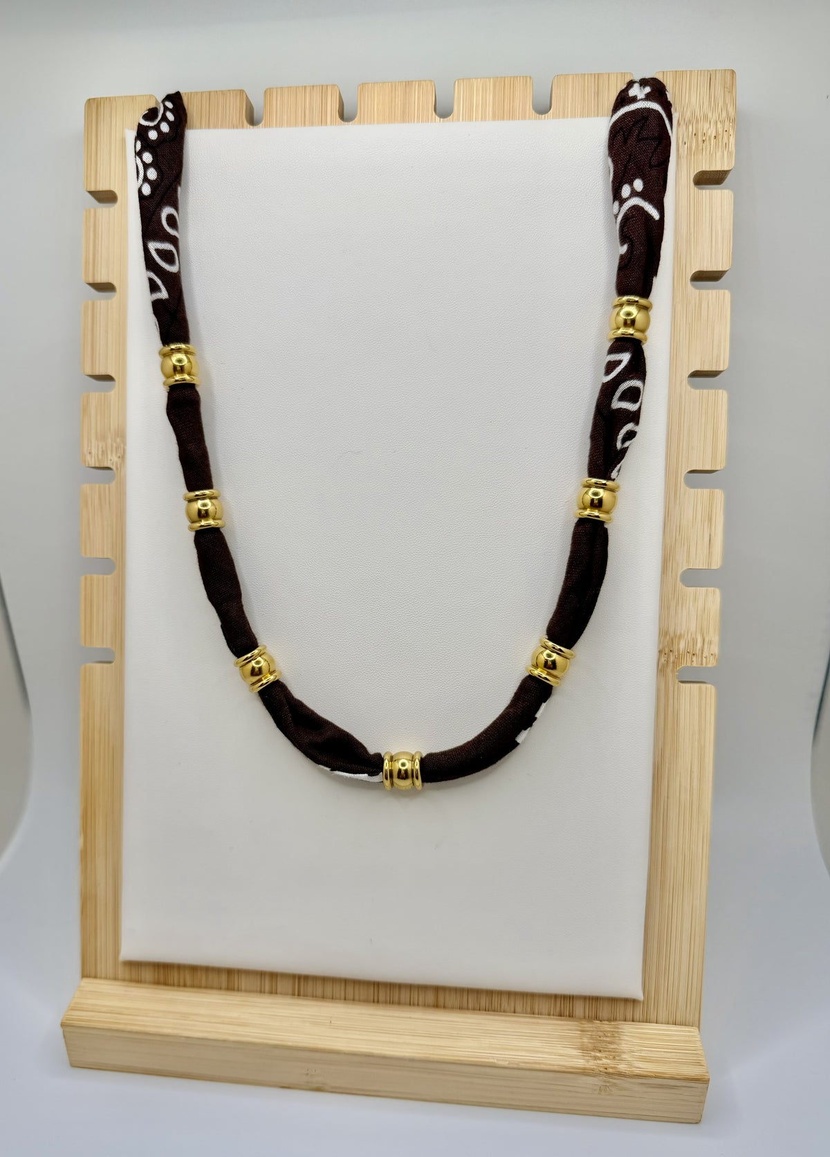 Saddle & Silk Necklace