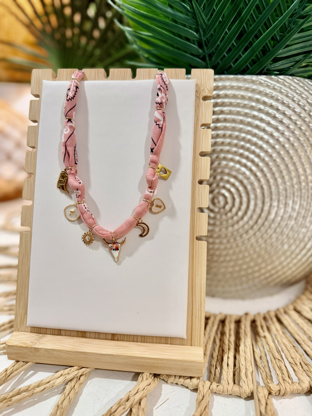 Blush Rodeo Charm Necklace