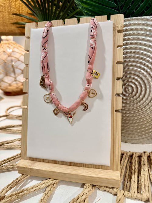 Blush Rodeo Charm Necklace