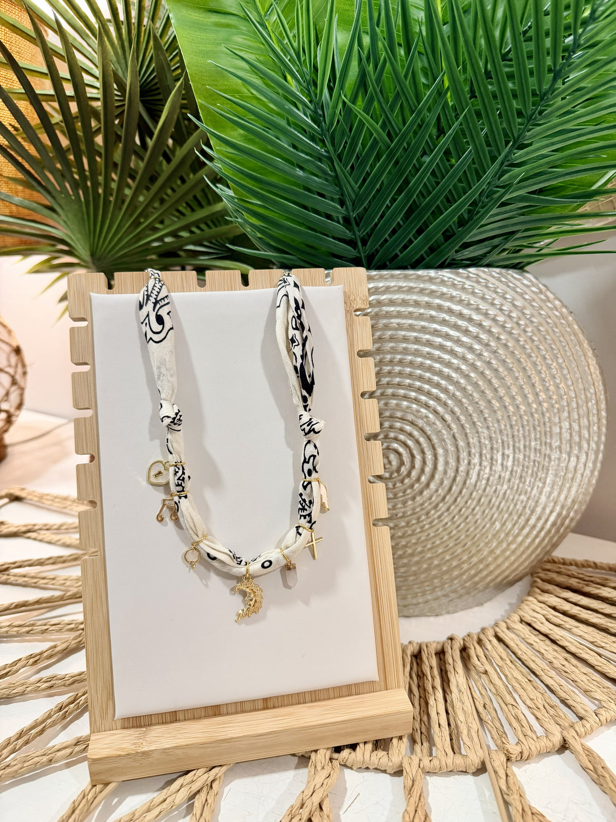 Desert Moon Charm Necklace