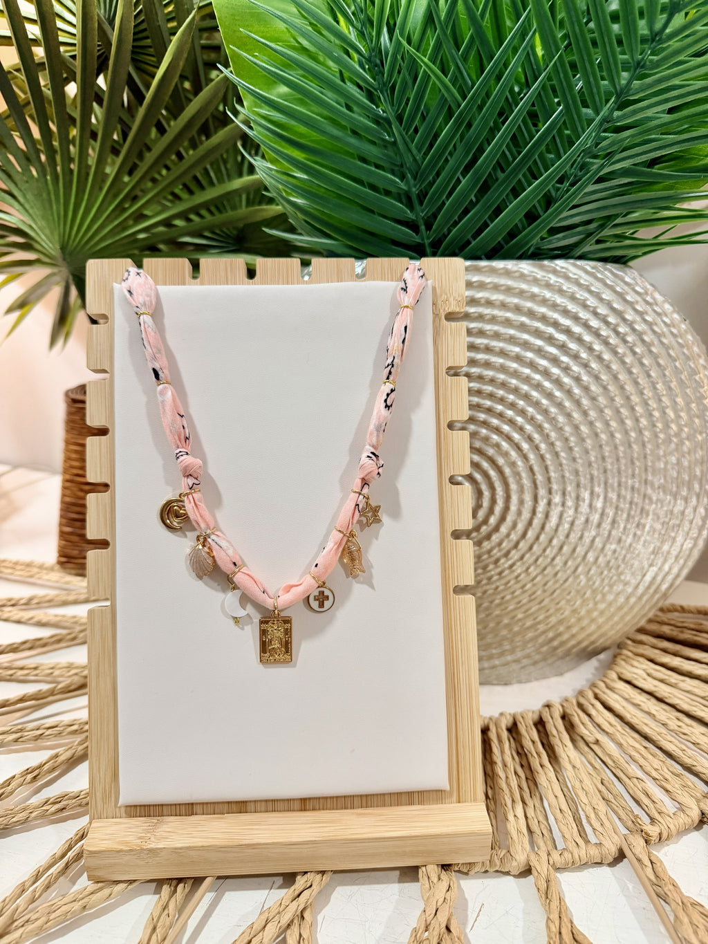 Pink Skies Charm Necklace
