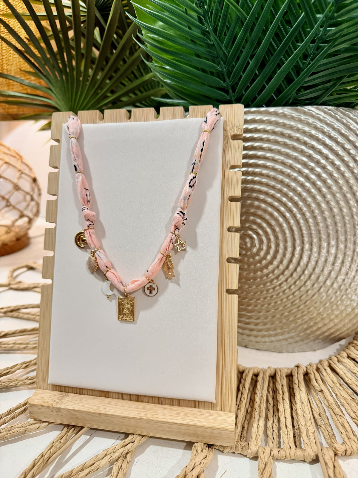 Pink Skies Charm Necklace