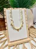 Golden Prairie Charm Necklace