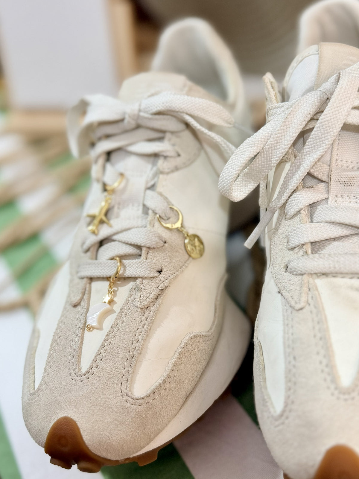 Court & Coast Sneaker Charm Trio