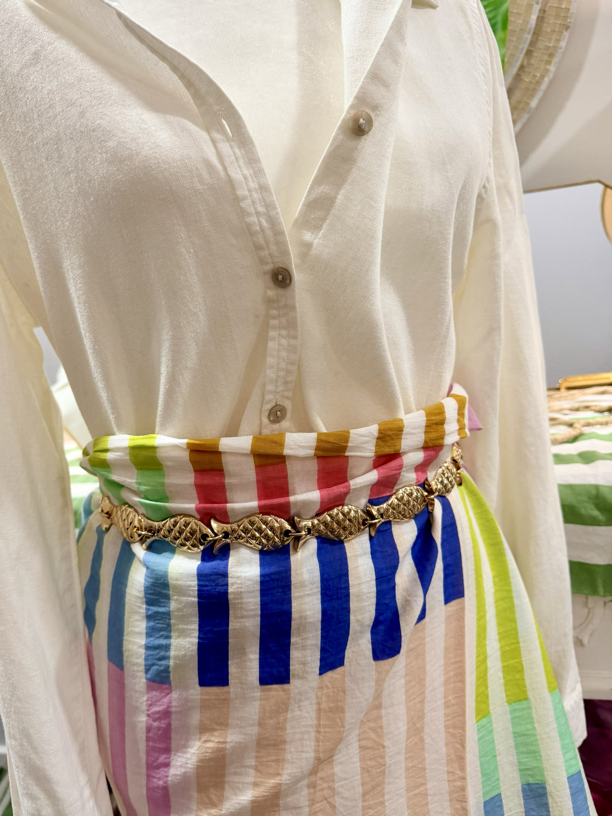 The Golden Pineapple Statement Belt
