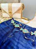 The Turquoise Tide Statement Belt