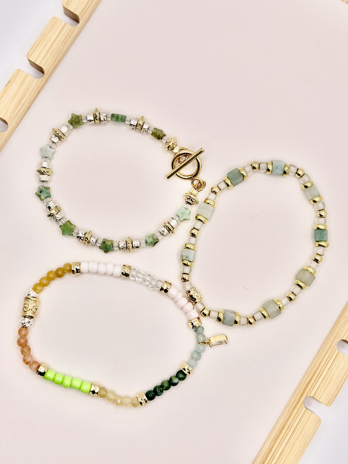 Sage & Stardust Bracelet Stack
