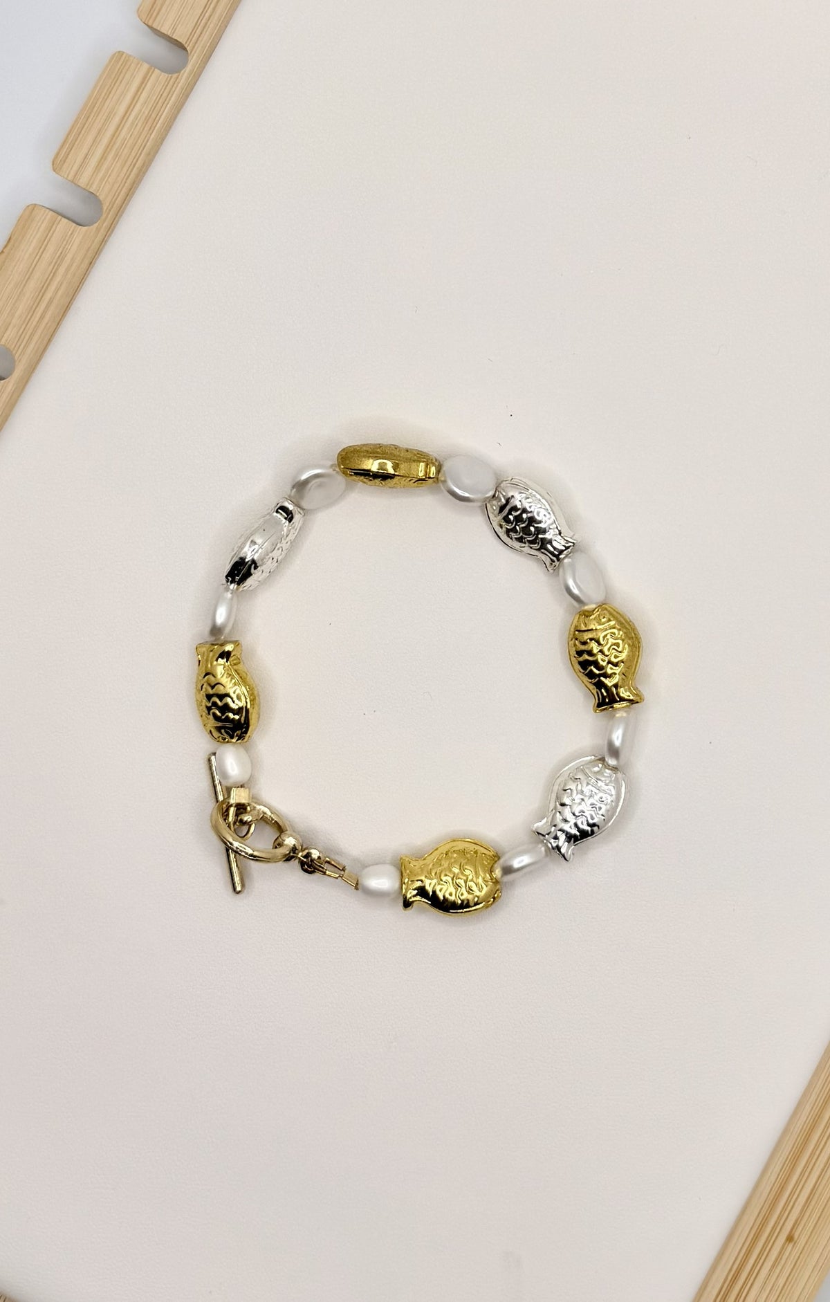 Golden Tides Fish Bracelet