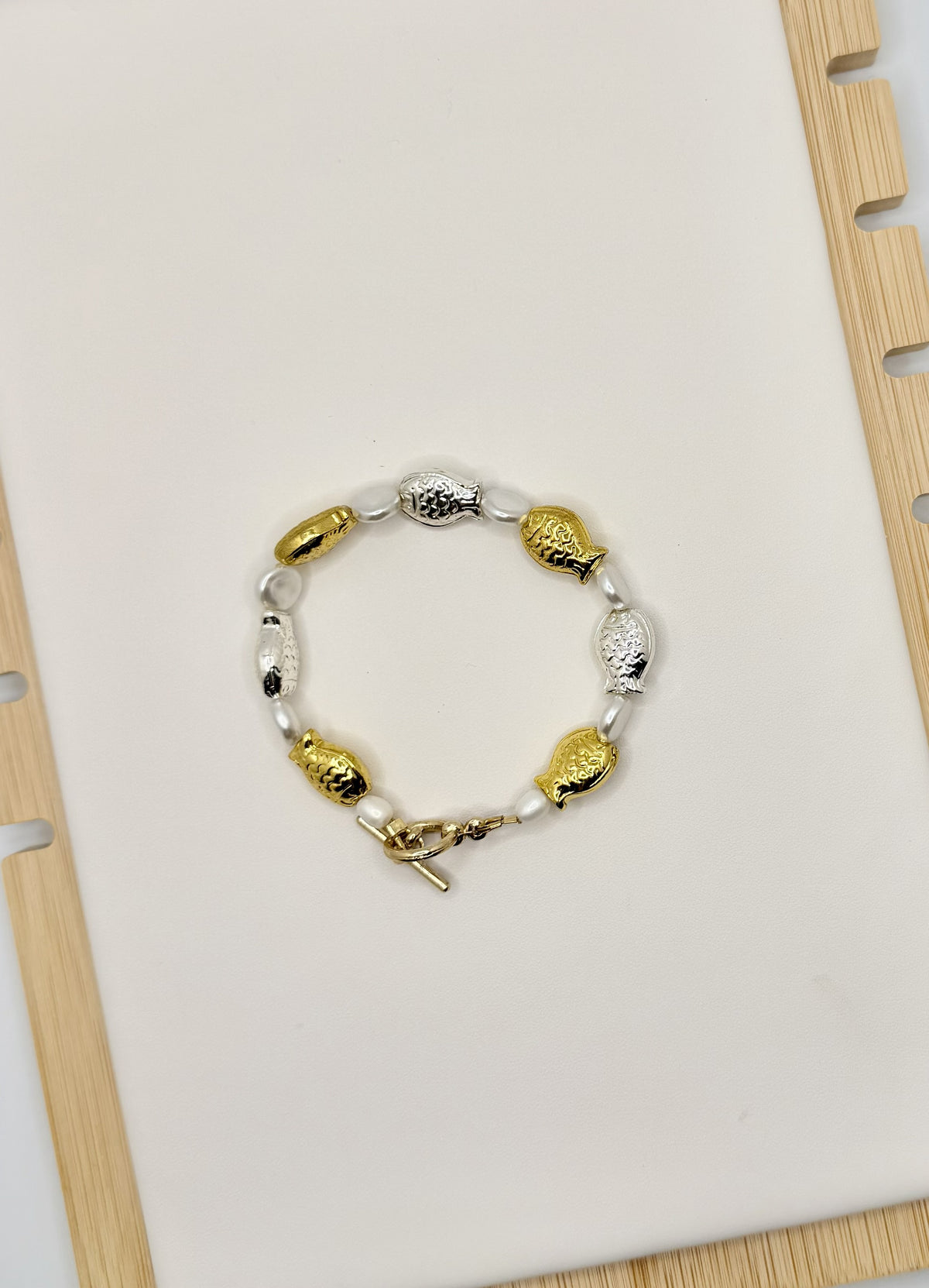 Golden Tides Fish Bracelet