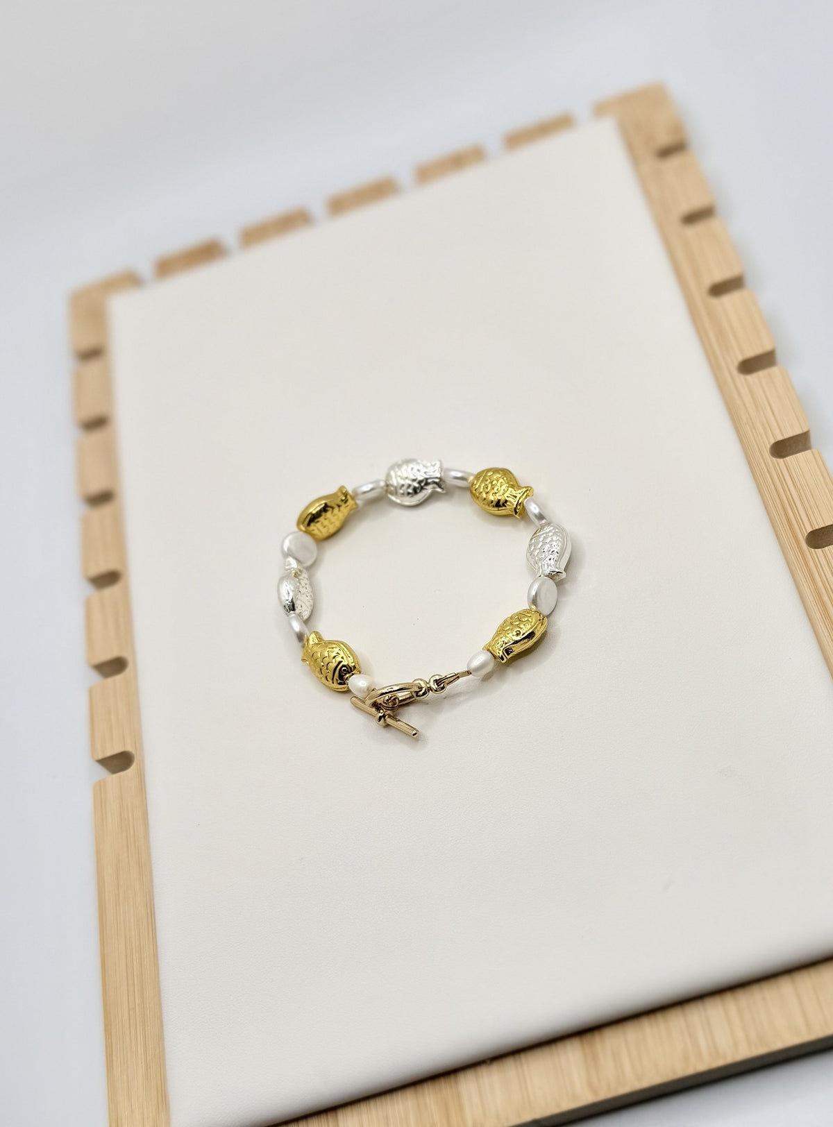 Golden Tides Fish Bracelet