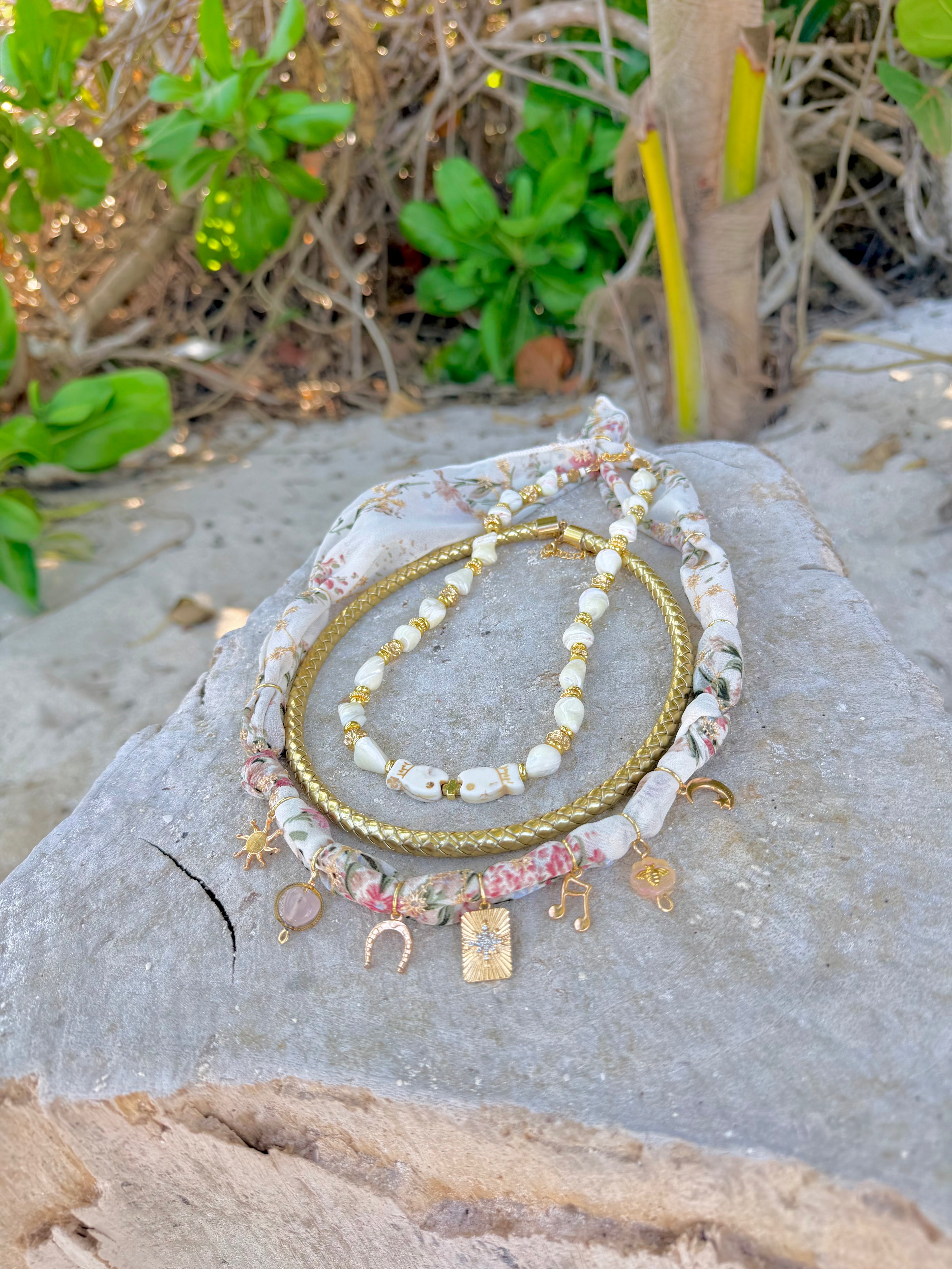 Floral Bandannie Necklace