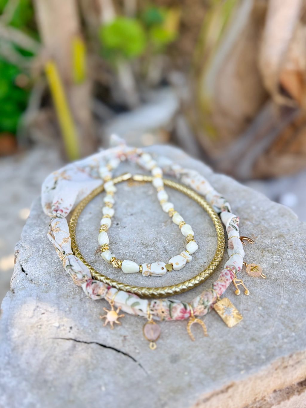 Floral Bandannie Necklace