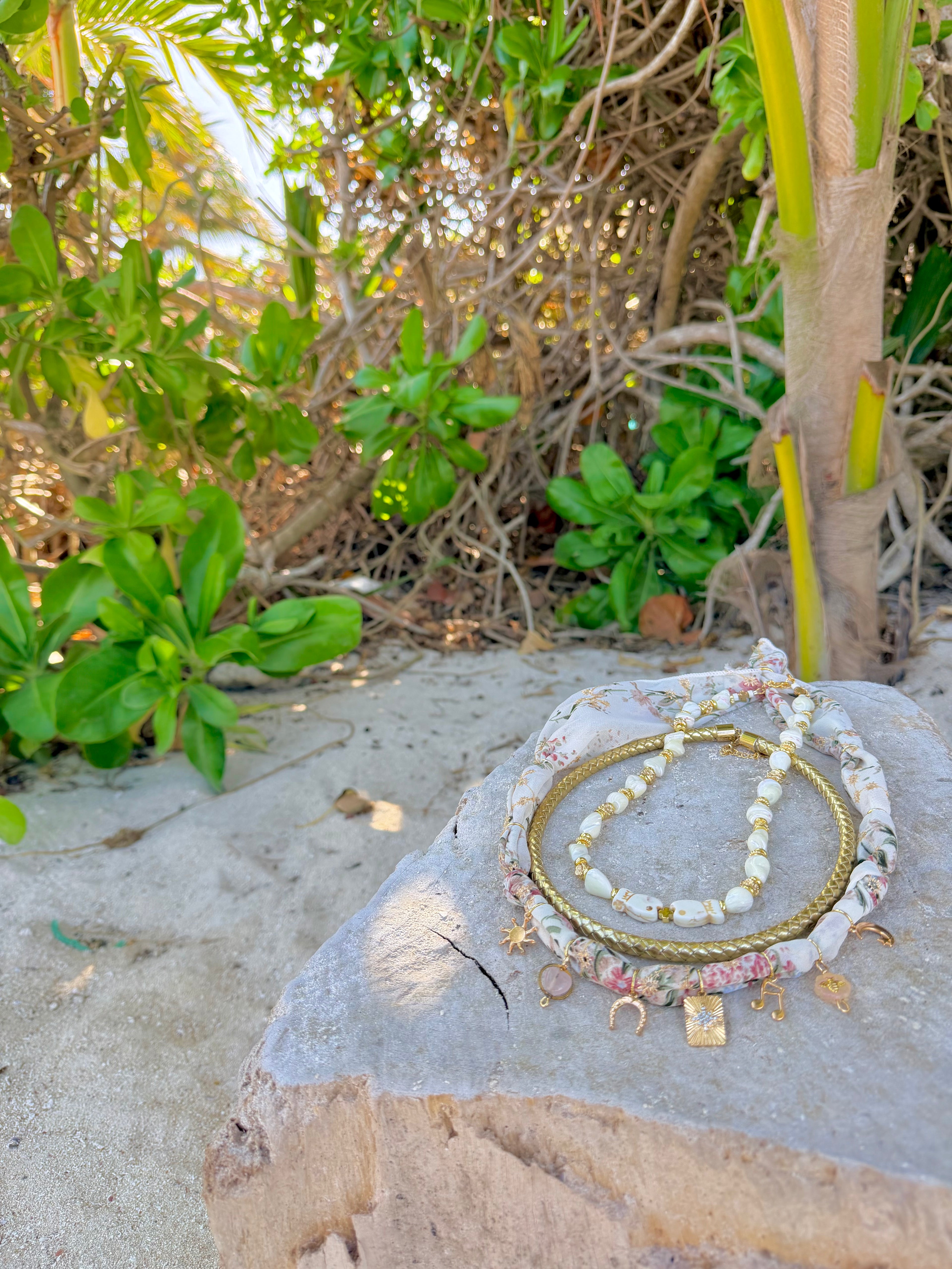 Floral Bandannie Necklace