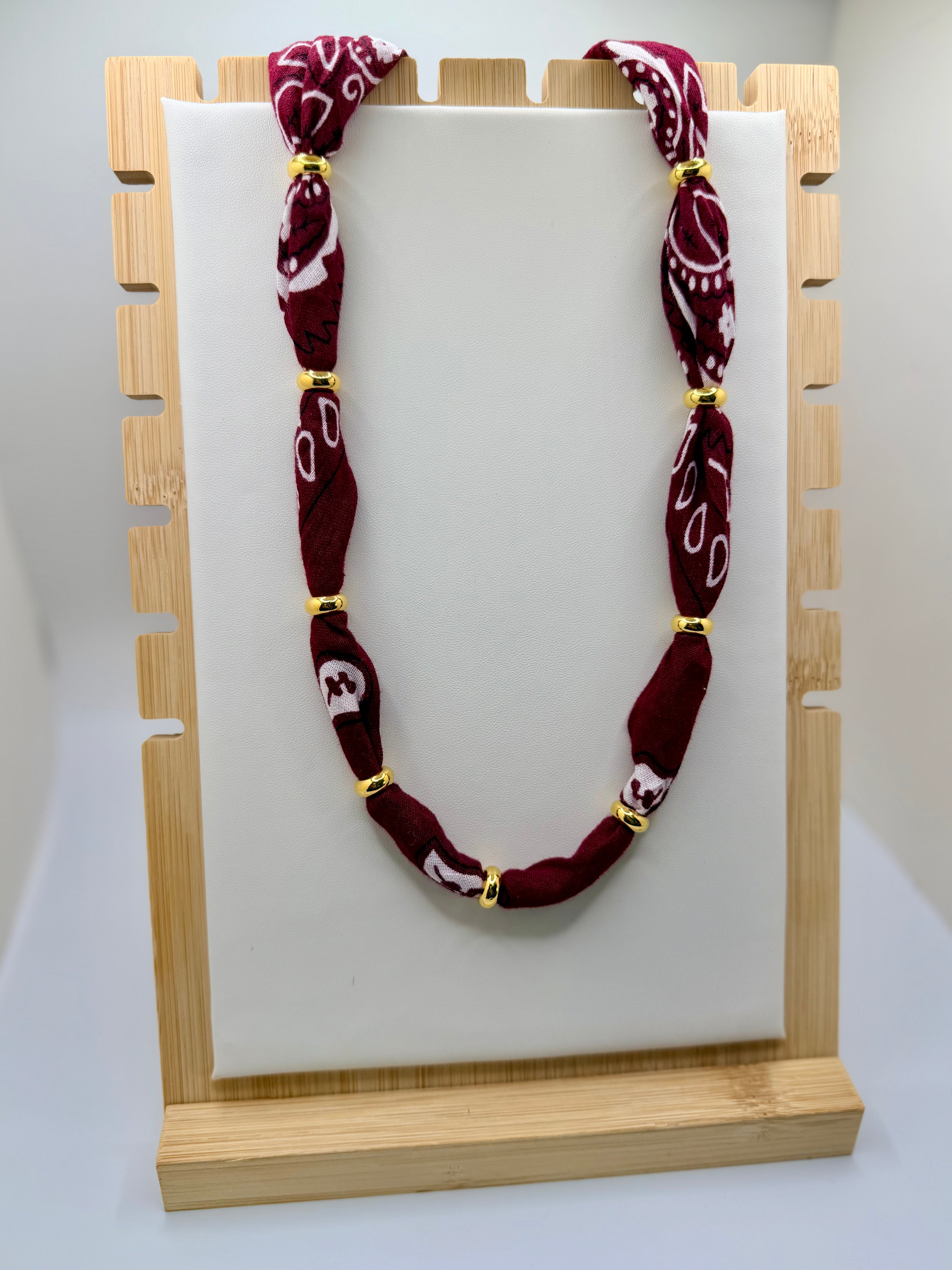 Burgundy Bandannie
