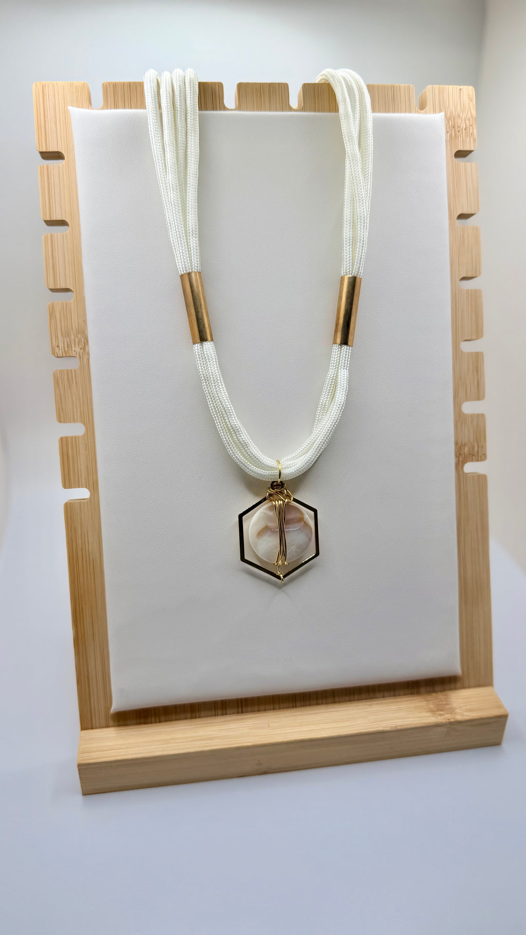 White Rope Necklcae