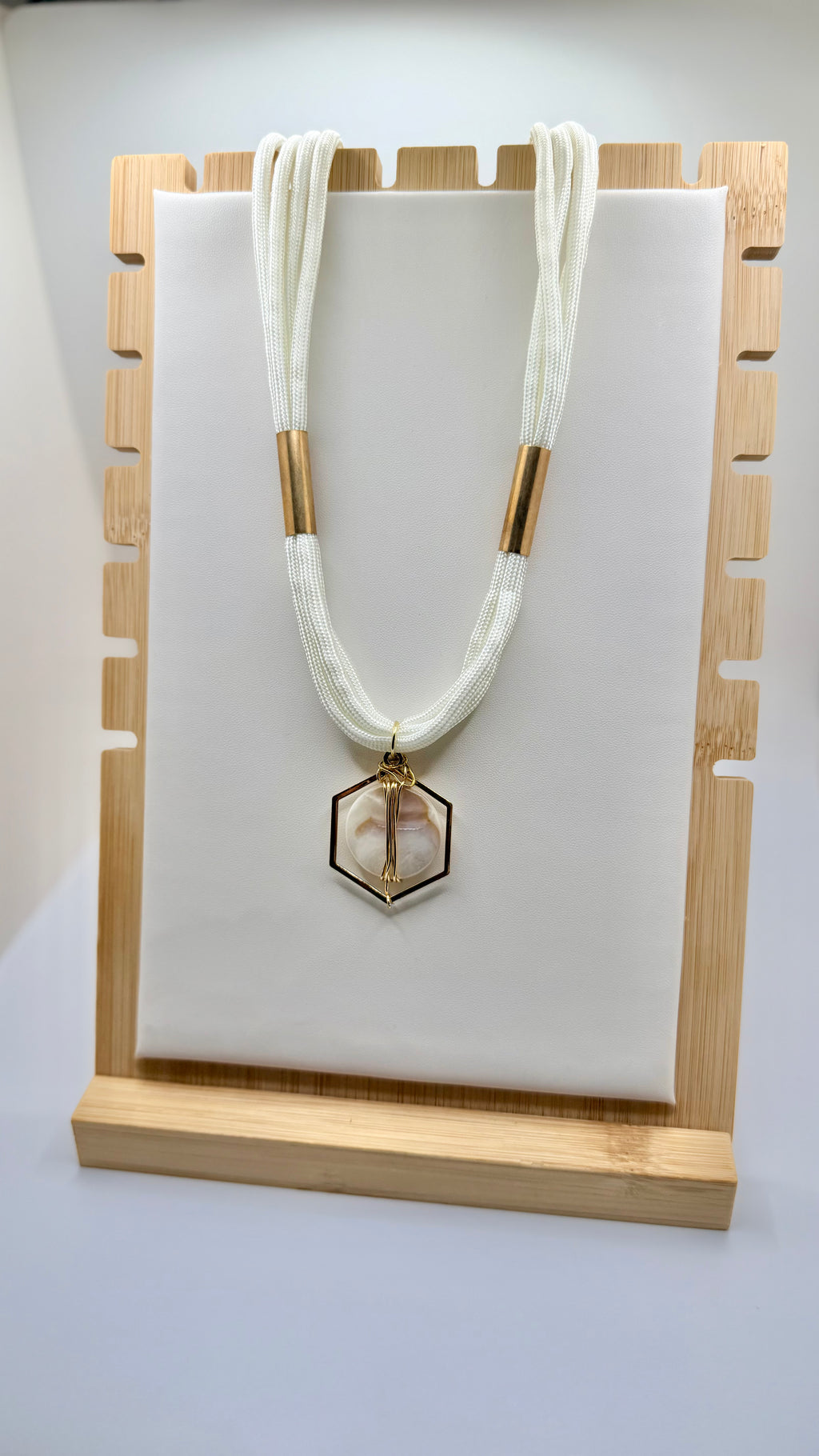 White Rope Necklcae
