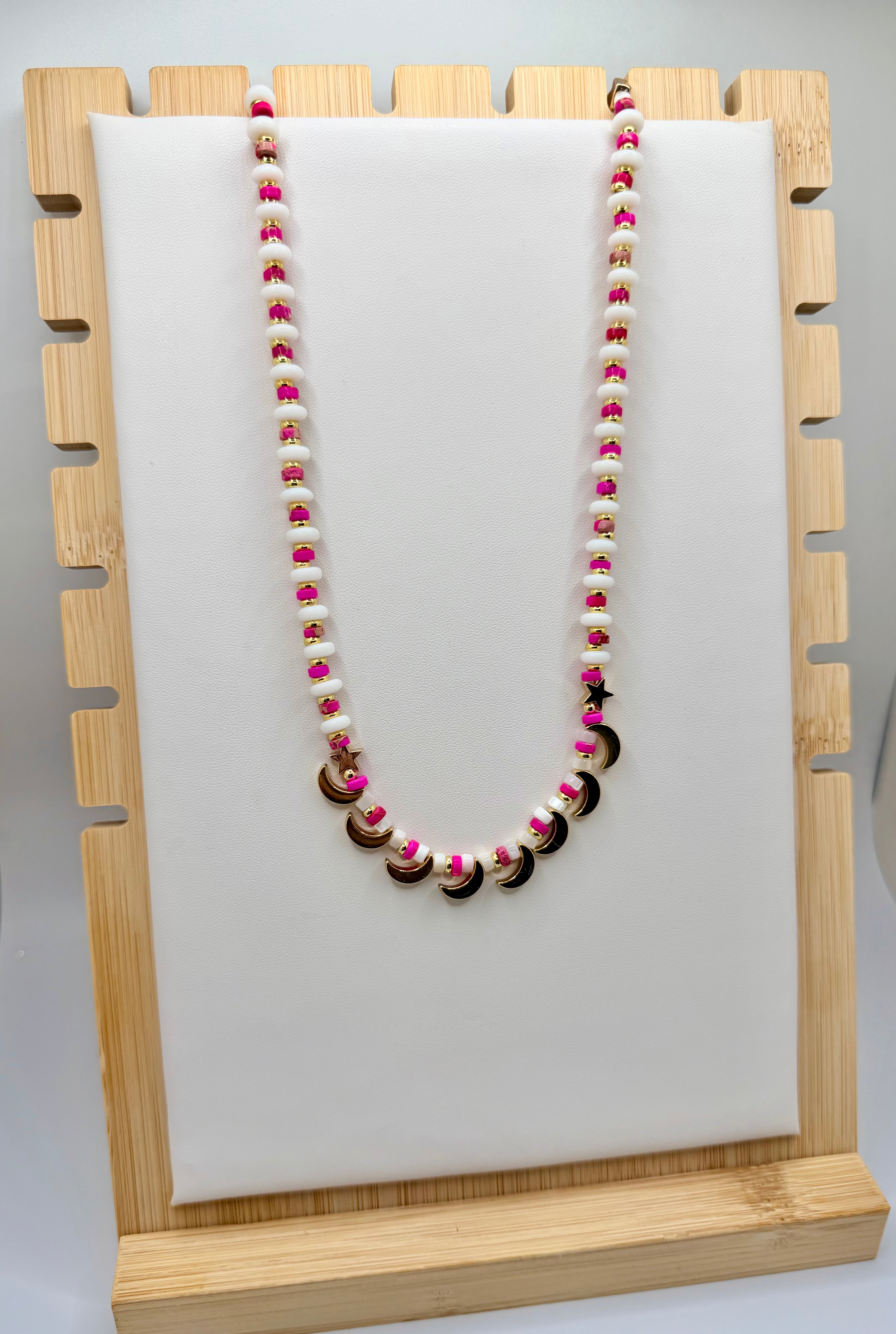 Pink Moon Beads