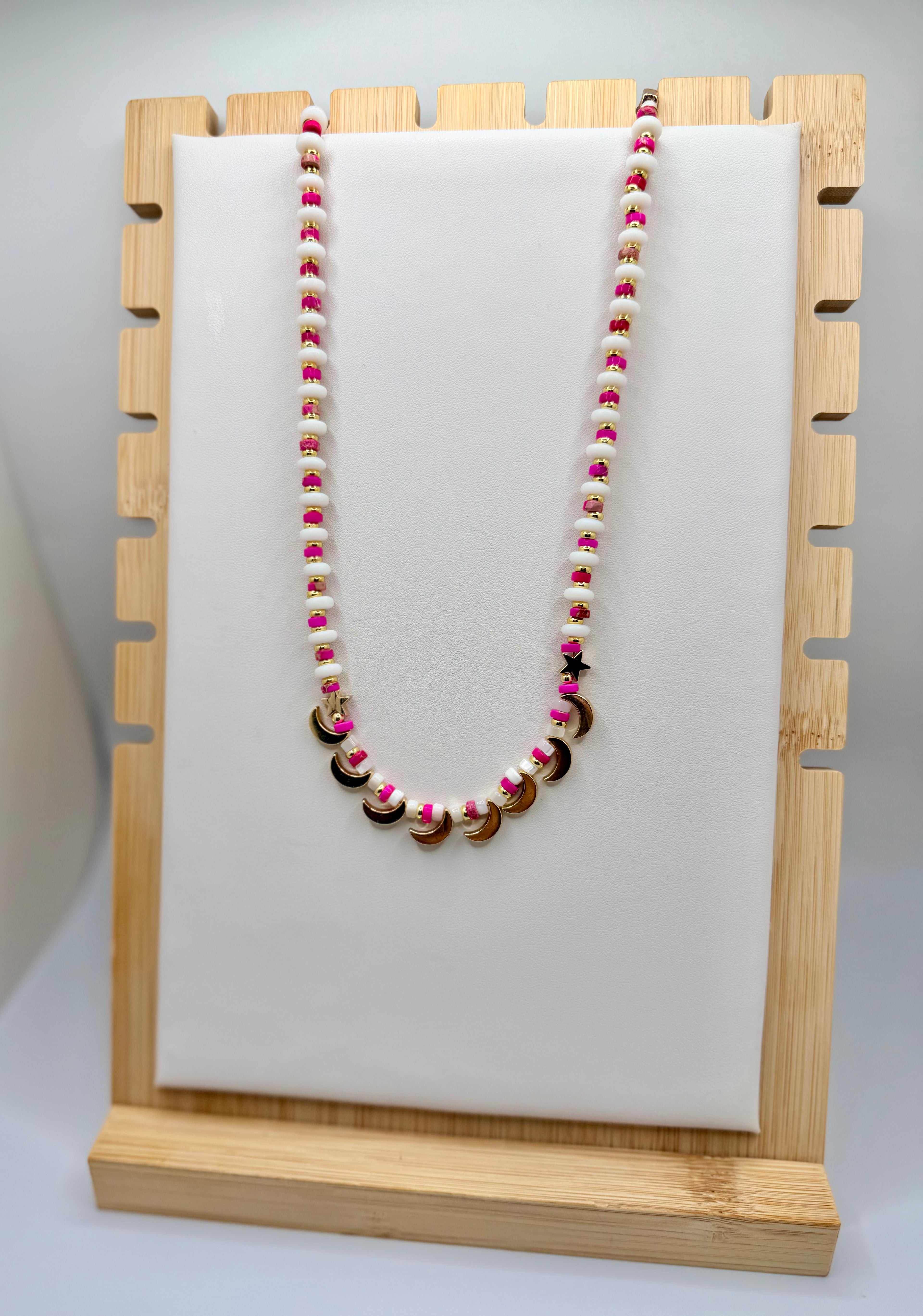 Pink Moon Beads