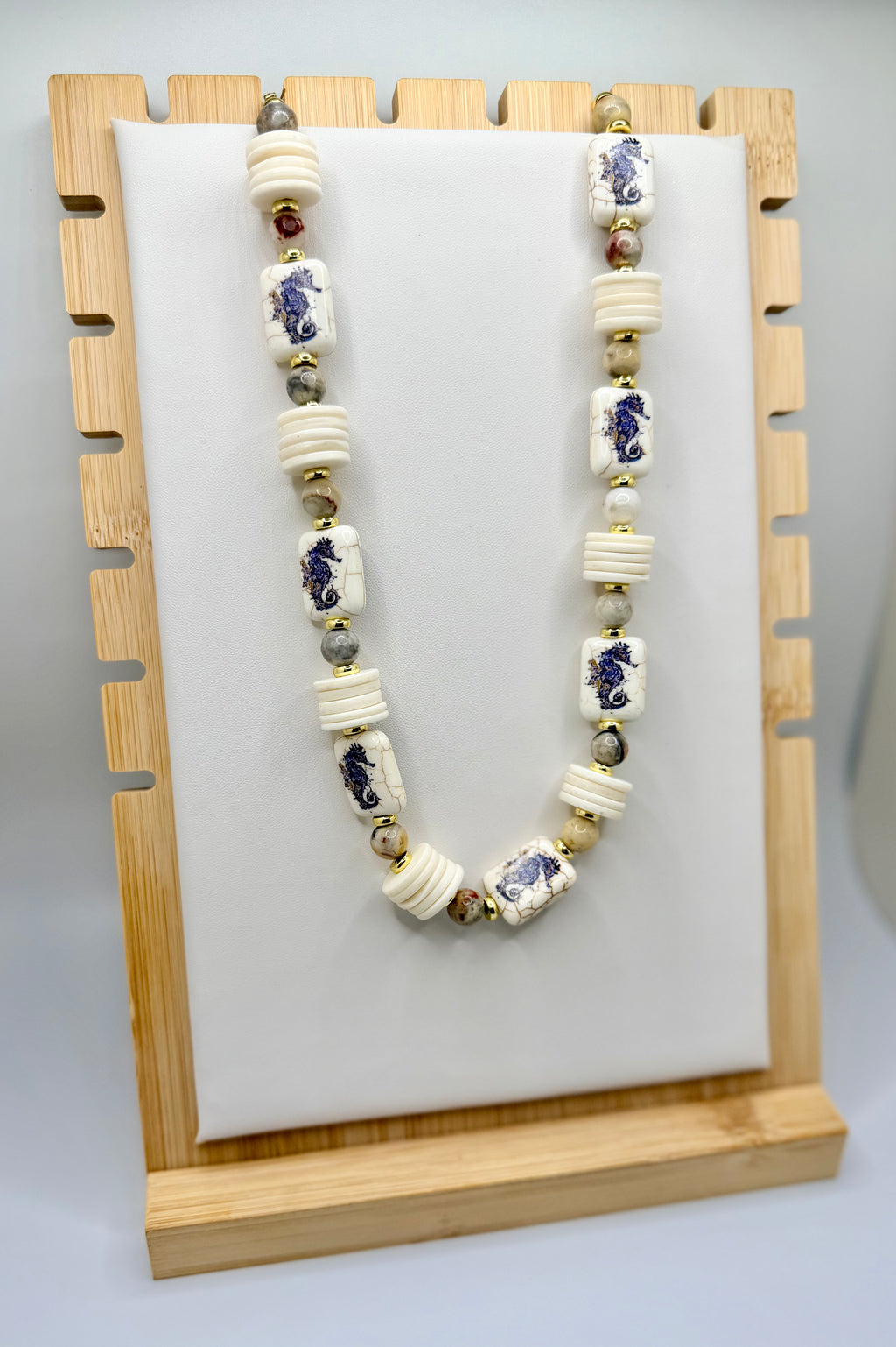 Seahorse Beaded Necklace