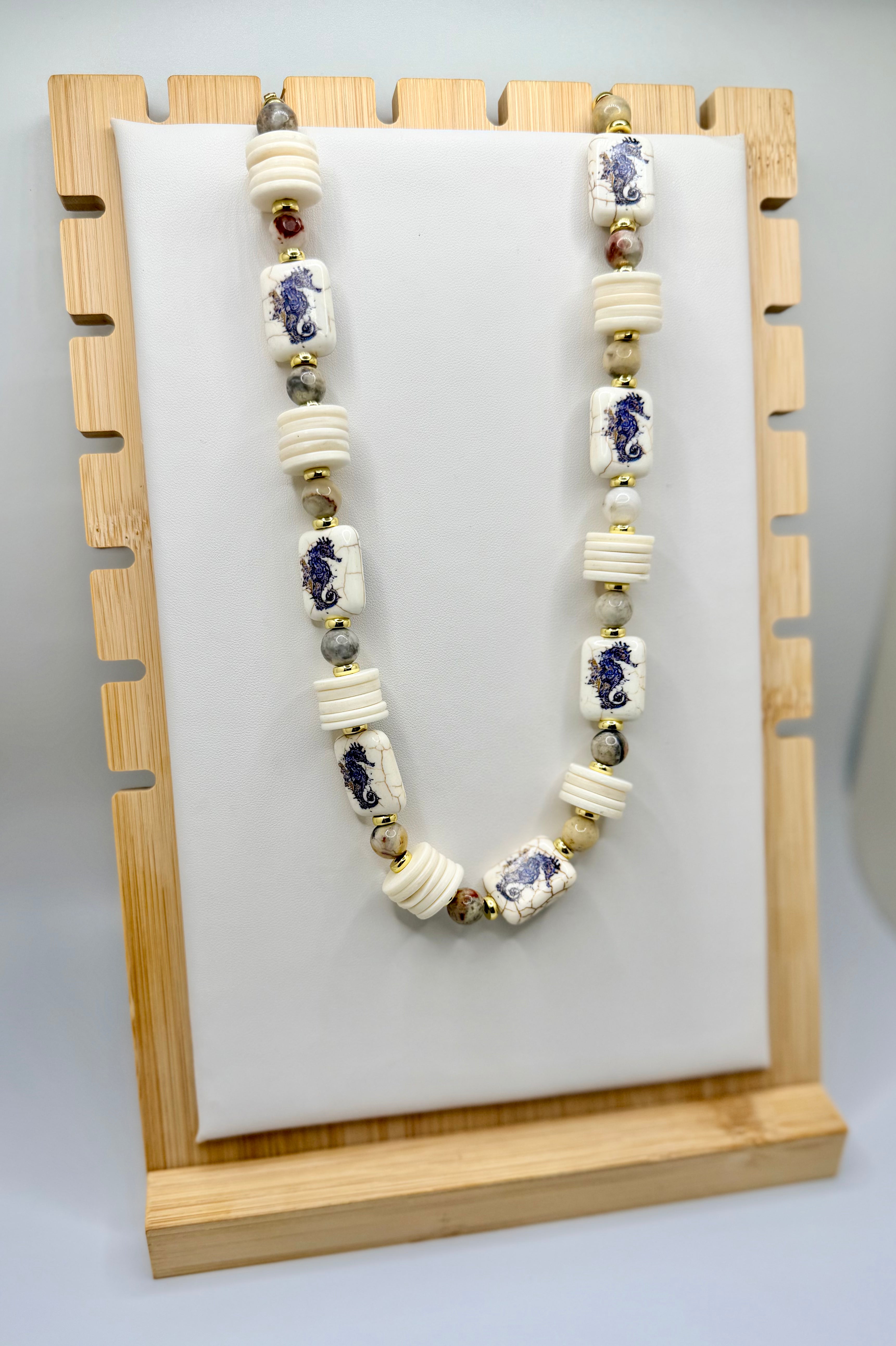 Seahorse Beaded Necklace