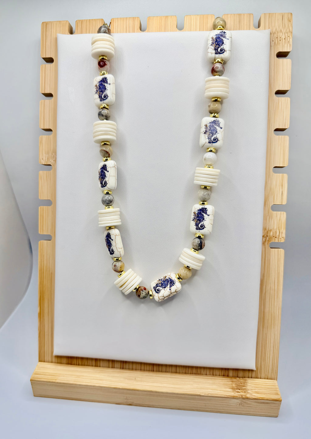 Seahorse Beaded Necklace
