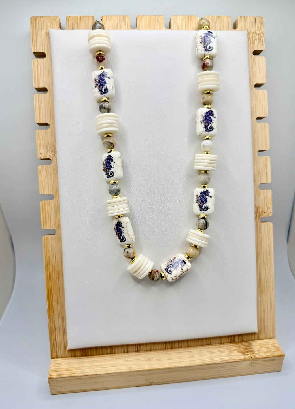 Seahorse Beaded Necklace