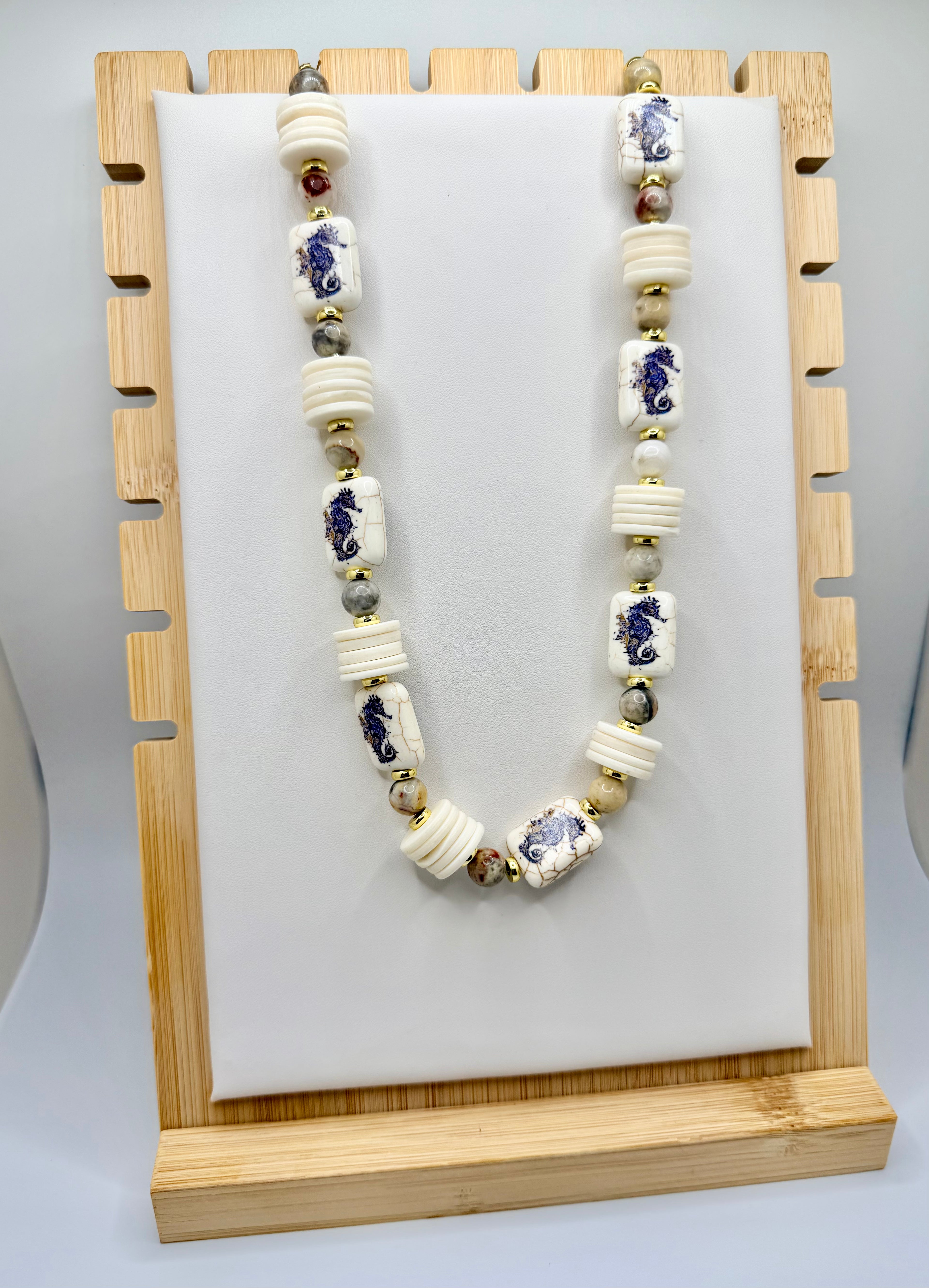 Seahorse Beaded Necklace